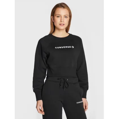 Zdjęcie Converse Bluza Wordmark 10023716-A01 Czarny Regular Fit