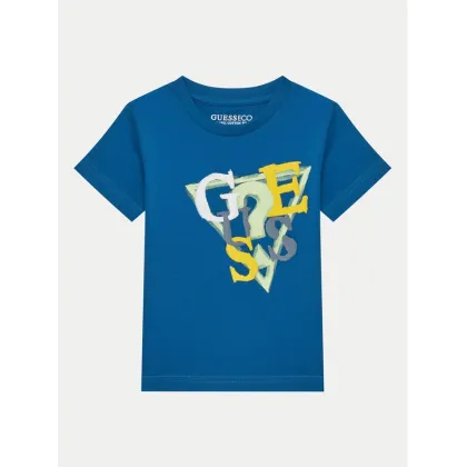 Zdjęcie Guess T-Shirt N5GI10 K8HM4 Niebieski Regular Fit