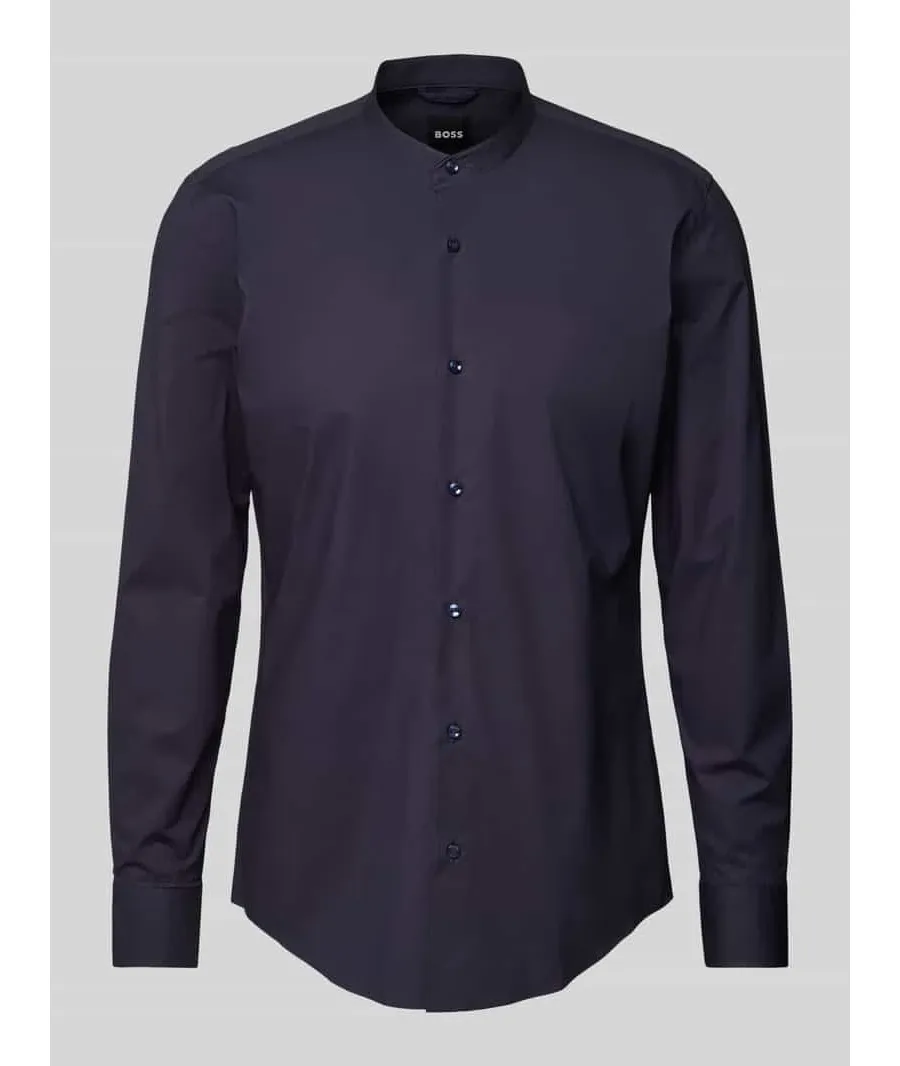 obrazek 1 Koszula biznesowa o kroju slim fit ze stójką model ‘Hank’