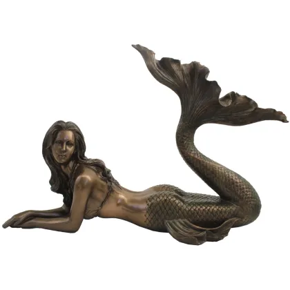 Zdjęcie Duża figura przedstawiająca syrenę morską - 64x26x44 cm