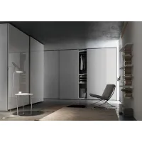 Picture Luxurious sliding wardrobe with lacquered front - Maronese Acf