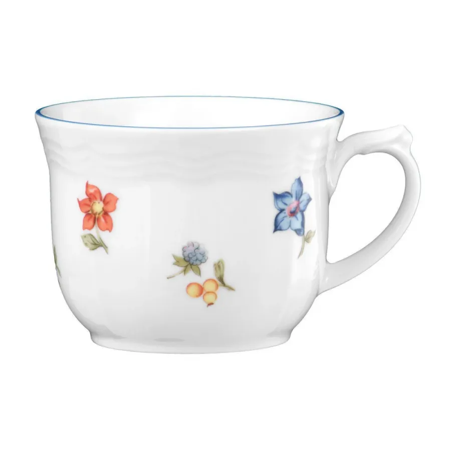 obrazek 1 Porcelanowa filiżanka do kawy z pięknym kwiatowym zdobieniem – Seltmann Weiden
