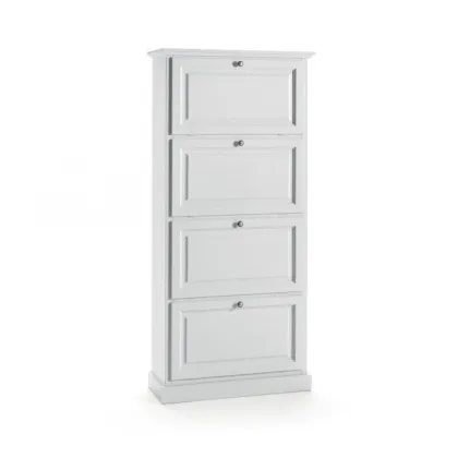 Zdjęcie Piękna szafka na buty z 4 lakierowanymi klapami, z Włoch - Zanini