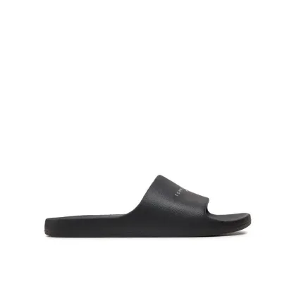 Zdjęcie Tommy Jeans Klapki Tjw Printed Pu Pool Slide EN0EN02693 Czarny