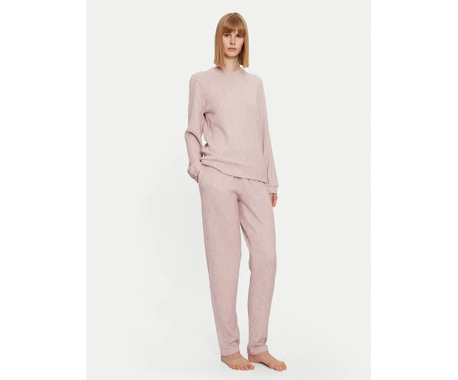 obrazek 1 Selmark Piżama Espiga P6473 Różowy Regular Fit
