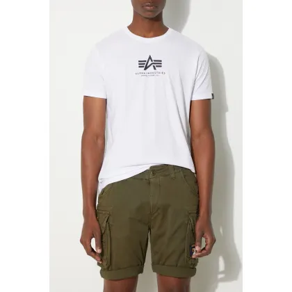 Zdjęcie Alpha Industries szorty męskie kolor zielony 186209.142-DarkOlive