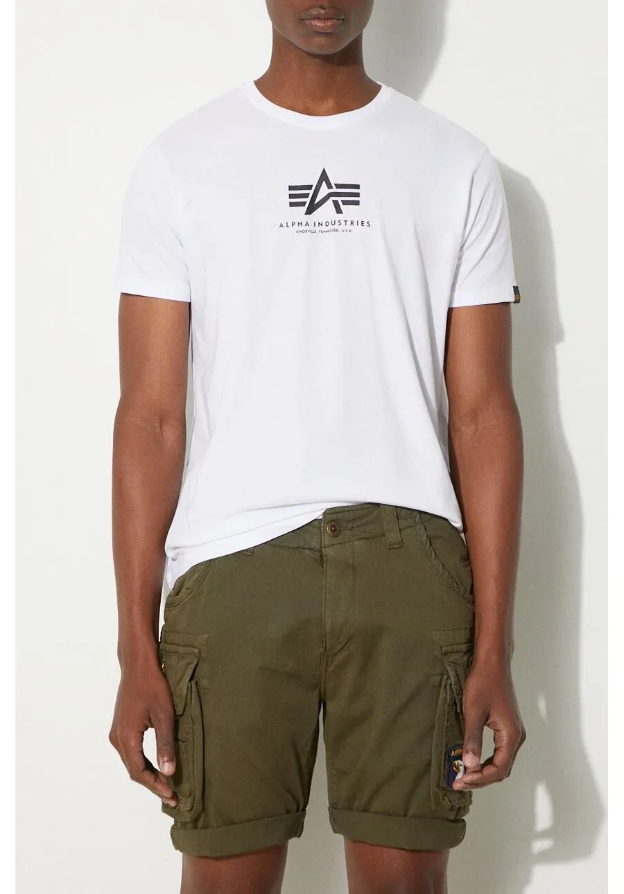 obrazek 1 Alpha Industries szorty męskie kolor zielony 186209.142-DarkOlive