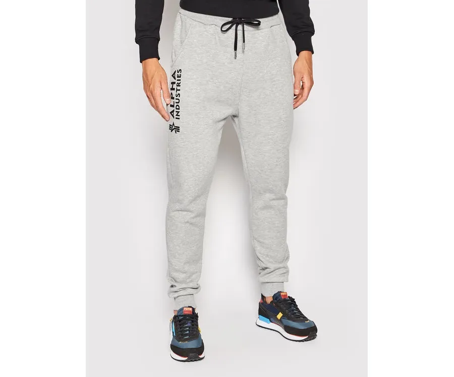 obrazek 1 Alpha Industries Spodnie dresowe Basic 116368 Szary Regular Fit