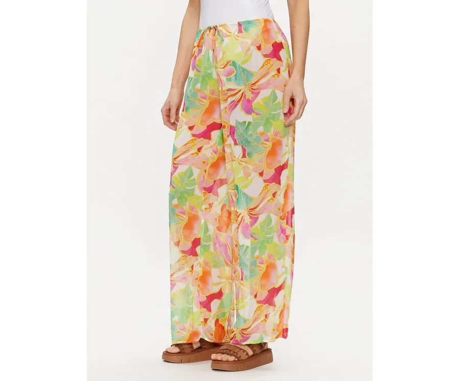obrazek 1 Seafolly Spodnie materiałowe 55192-PA Kolorowy Relaxed Fit