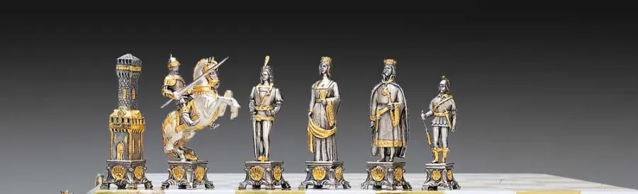 obrazek 3 Okrągły stół do szachów - Sacco di Roma K832CM+K935TAV