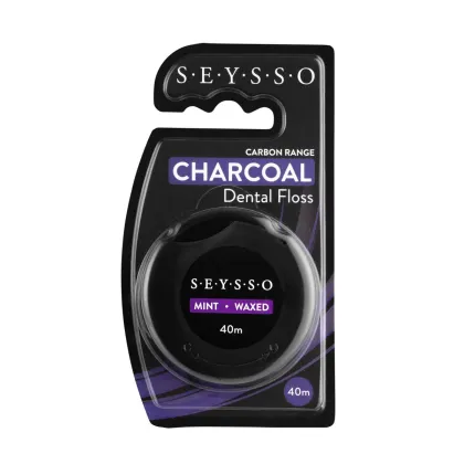 Zdjęcie Seysso Carbon Nić Dentystyczna z Aktywnym Węglem 40 M