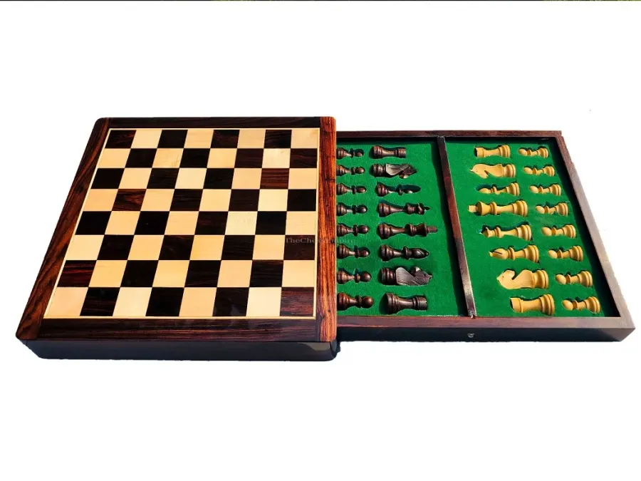 obrazek 5 Elegancka plansza magnetyczna z figurami dla miłośników szach - The Chess Empire