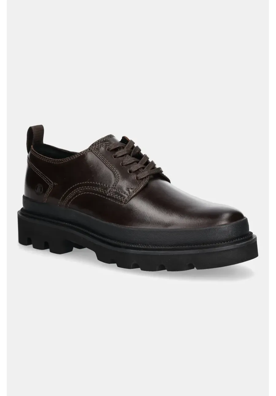 obrazek 1 Clarks Originals półbuty skórzane Badell Lace męskie kolor brązowy 26181138