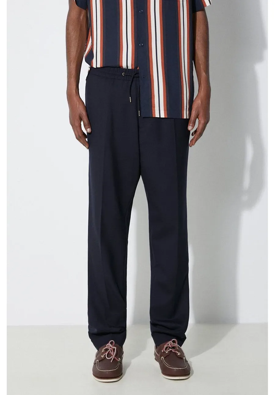 obrazek 1 Paul Smith spodnie wełniane kolor granatowy w fasonie chinos M1R-921T-G00001
