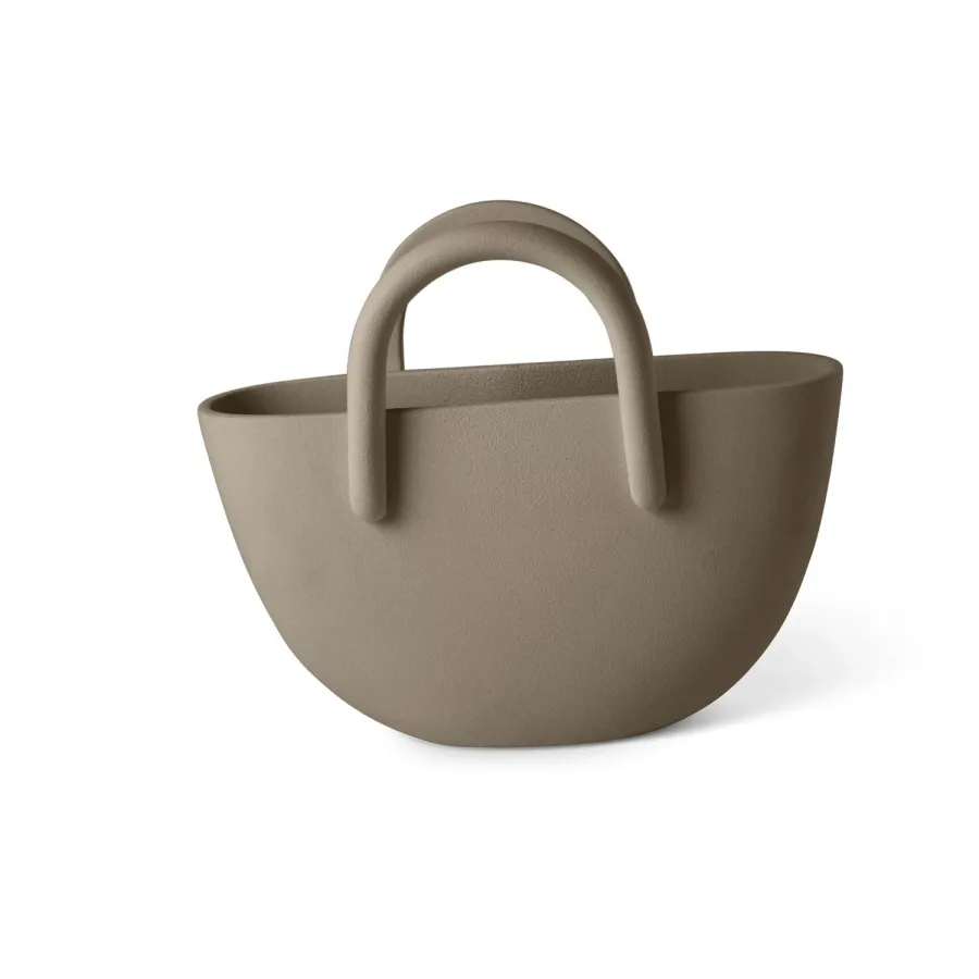 obrazek 5 Włoski wazon ceramiczny Bag do stylowych wnętrz lub ogrodów