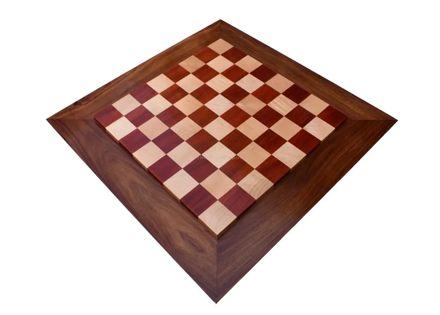 obrazek 3 Prestiżowa szeroka plansza z drewna klonowego i padauk - The Chess Empire