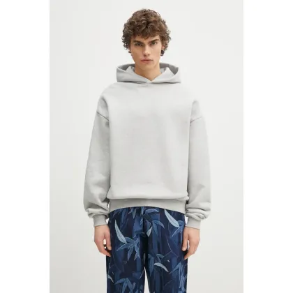 Zdjęcie MKI MIYUKI ZOKU bluza bawełniana 800 Gsm Superweight Hoody męska kolor szary z kapturem gładka 800.GSM.SUPERW.HOO