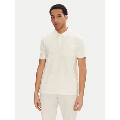 Zdjęcie Guess Polo M5GP08 KCSJ0 Écru Regular Fit