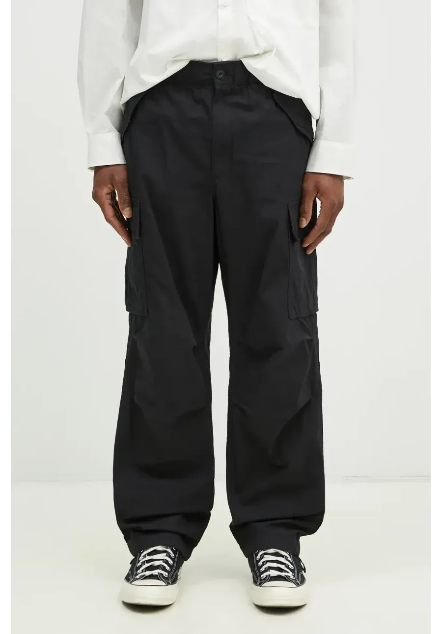 obrazek 1 thisisneverthat spodnie bawełniane Cargo Pant kolor czarny w fasonie cargo TN243WPARP04