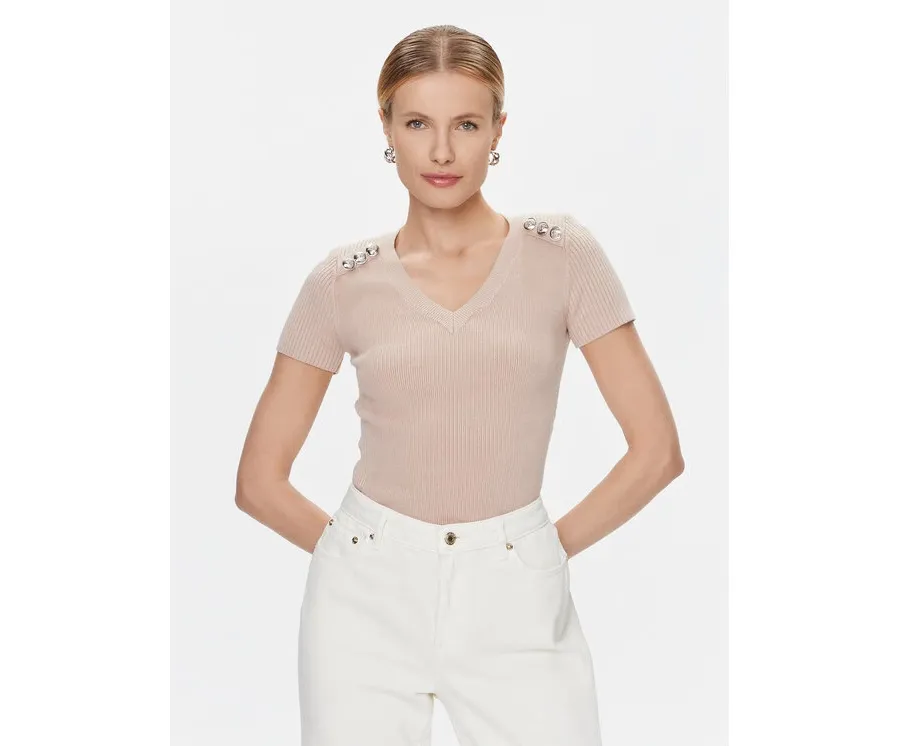 obrazek 1 Marciano Guess Sweter Teti 4RGR11 5613Z Beżowy Regular Fit