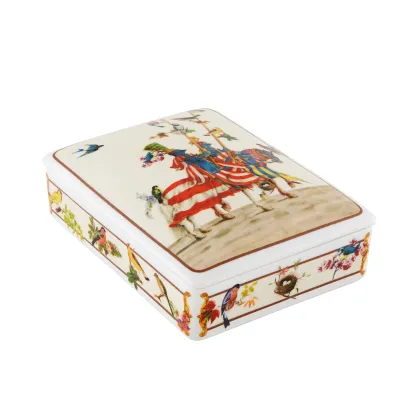 Zdjęcie Stylowy porcelanowy pojemnik na karty In Gloria et Honor - Vista Alegre