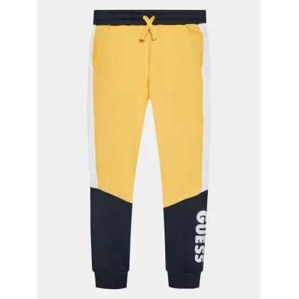 Zdjęcie Guess Spodnie dresowe L3BQ11 KAX73 Żółty Regular Fit