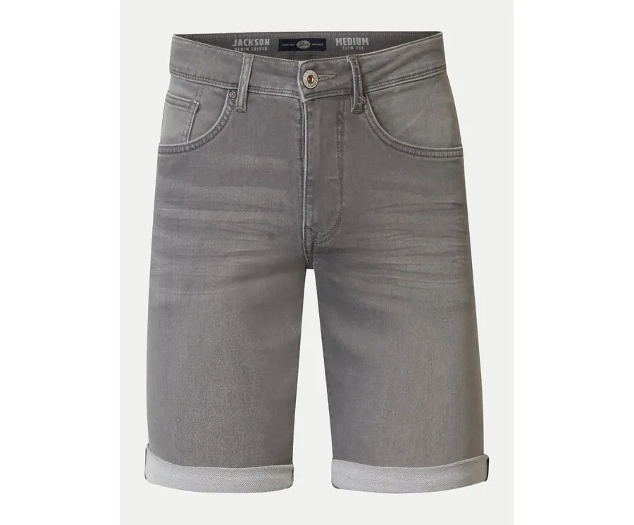 obrazek 1 Petrol Industries Szorty jeansowe M-1040-SHO001 Szary Slim Fit