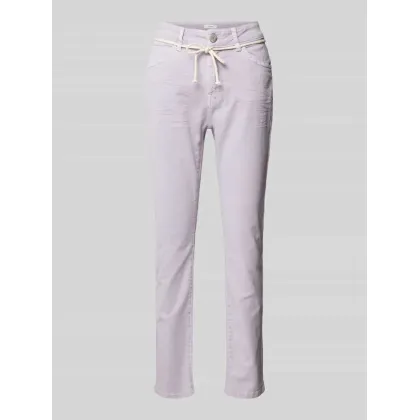 Zdjęcie Jeansy o kroju regular fit z wiązanym paskiem model ‘Louis fresh’