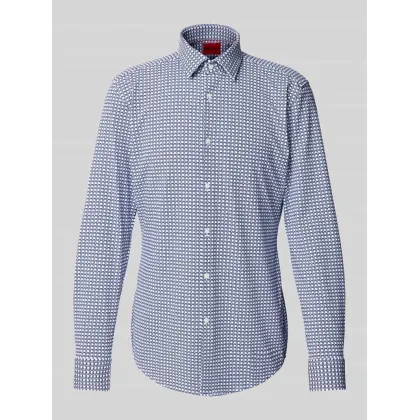 Zdjęcie Koszula biznesowa o kroju slim fit z kołnierzykiem typu kent model ‘Kenno’
