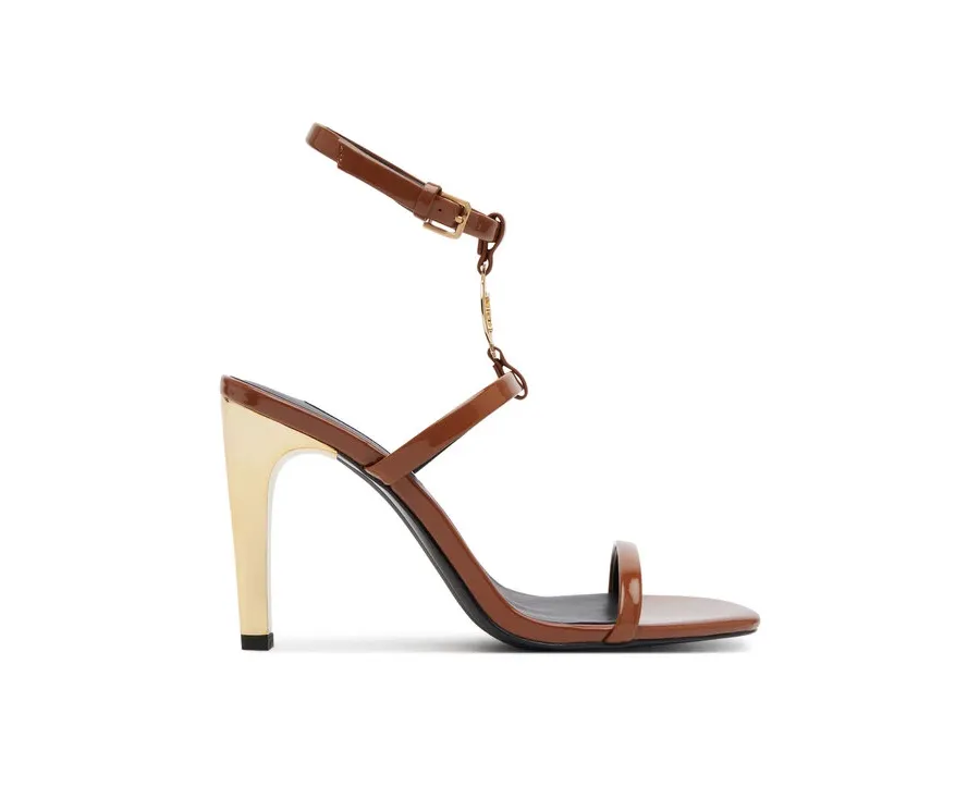 obrazek 1 KARL LAGERFELD Sandały Belvia KL32914 Brązowy