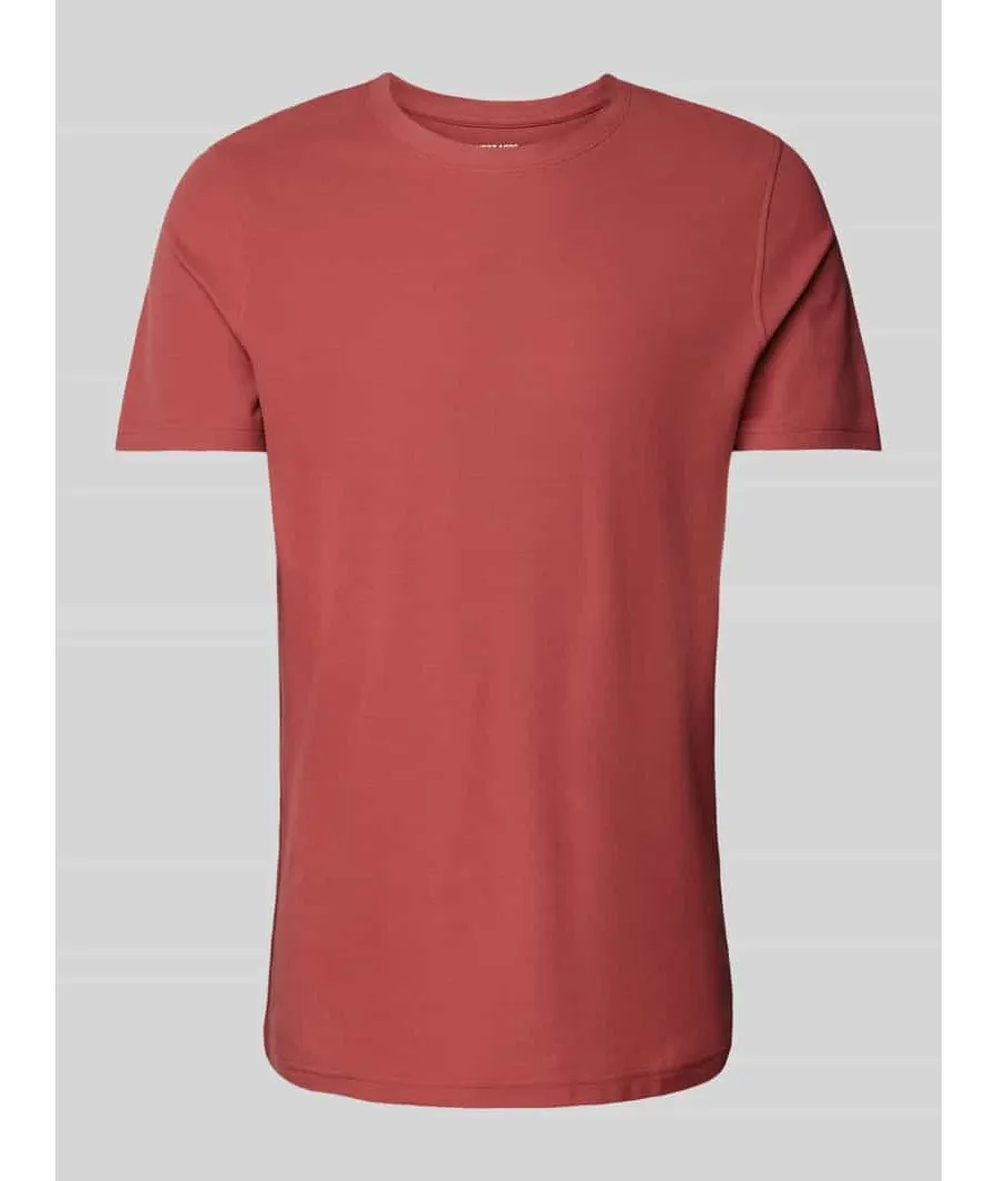 obrazek 1 T-shirt z prążkowanym okrągłym dekoltem