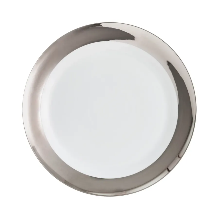 obrazek 1 Oryginalny talerz z porcelany i platyny do jadalni