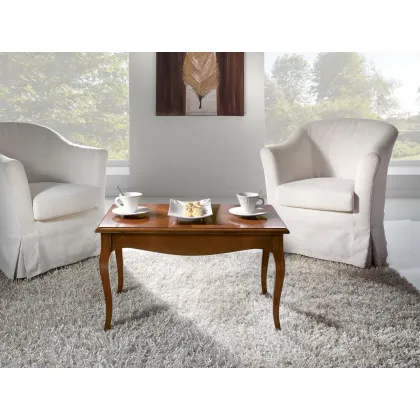 Zdjęcie Cudowny, prostokątny stolik kawowy z intarsją - Zanini