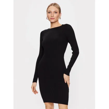 Zdjęcie Hugo Sukienka dzianinowa 50482429 Czarny Slim Fit HUGO