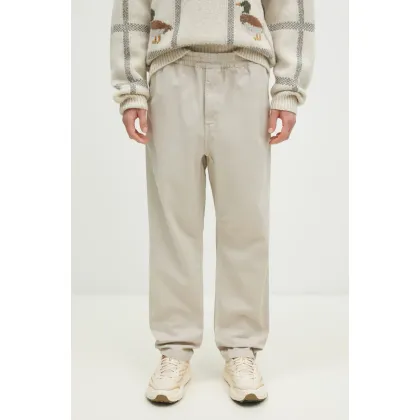 Zdjęcie Carhartt WIP spodnie bawełniane Flint Pant kolor beżowy proste I029919.2LPGD
