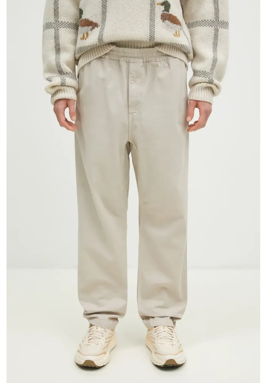 obrazek 1 Carhartt WIP spodnie bawełniane Flint Pant kolor beżowy proste I029919.2LPGD