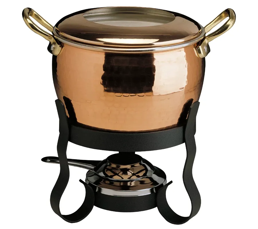 picture 1 Luxurious copper fondue set Michelle
