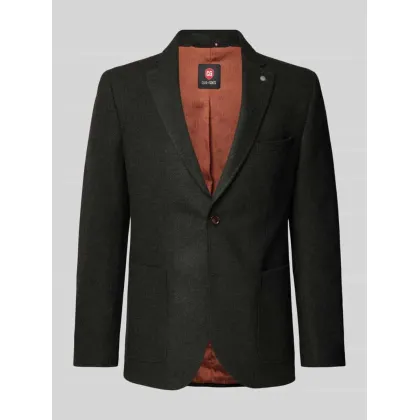 Zdjęcie Marynarka na dwa guziki o kroju slim fit z kołnierzem z połami model ‘Adyson’