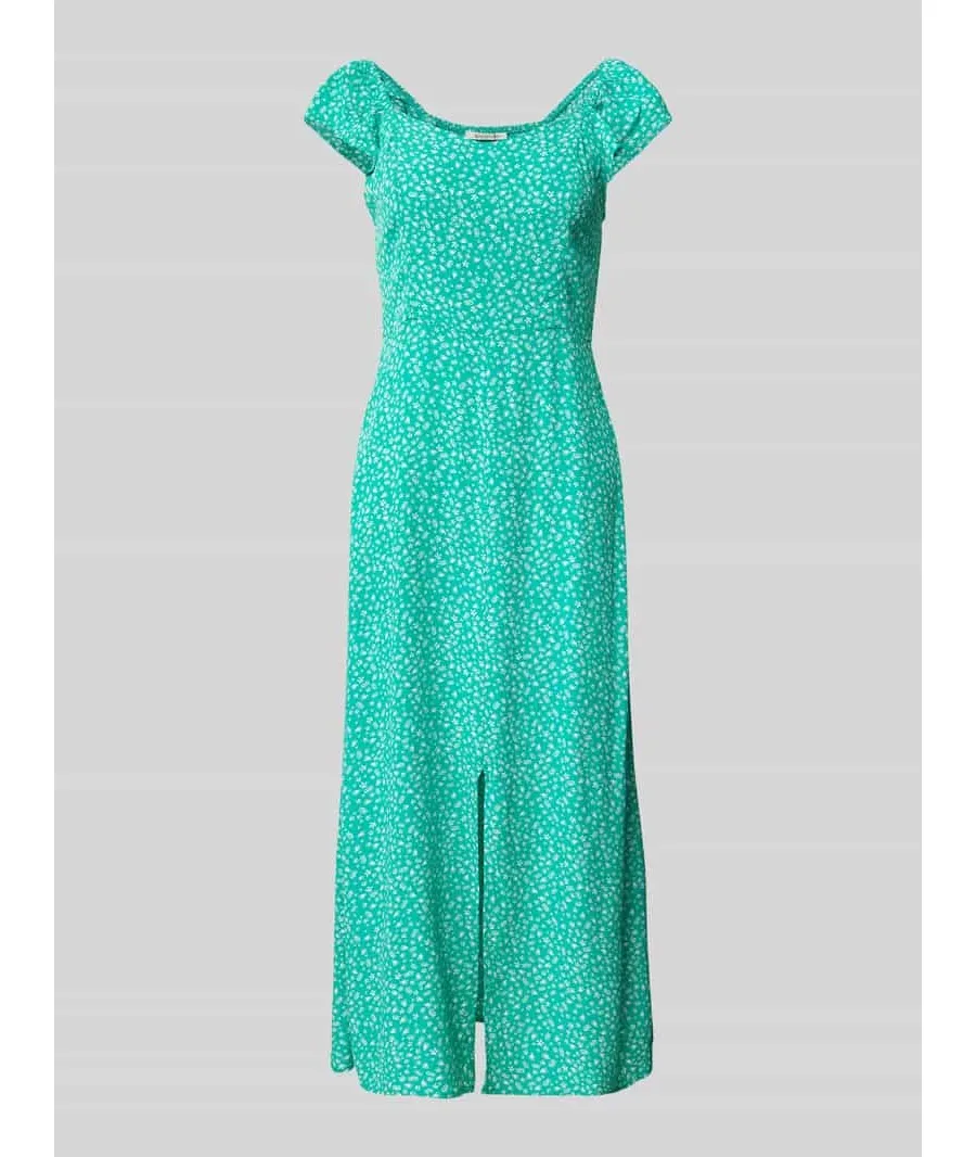 obrazek 1 Sukienka midi z nadrukiem na całej powierzchni