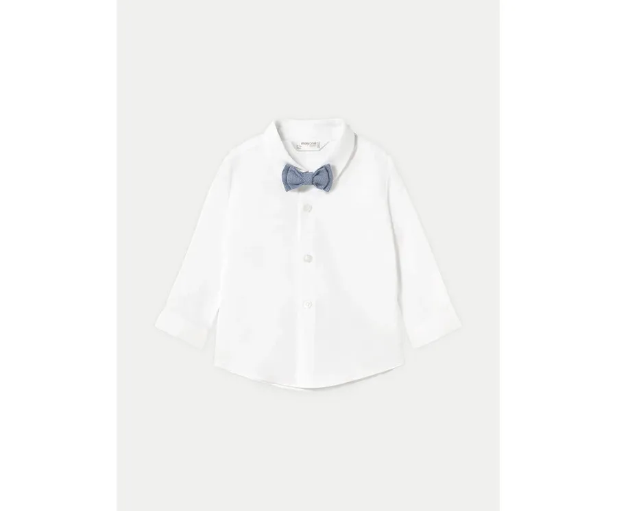 obrazek 1 Mayoral Koszula 1102 Biały Regular Fit