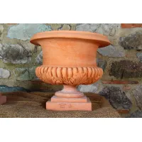 Zdjęcie Prestiżowa donica na filarze wykonana z włoskiej terakoty - Fornace Masini