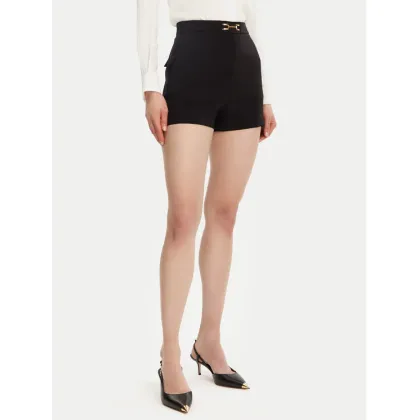 Zdjęcie Elisabetta Franchi Szorty materiałowe SH-007-51E2-V240 Czarny Regular Fit