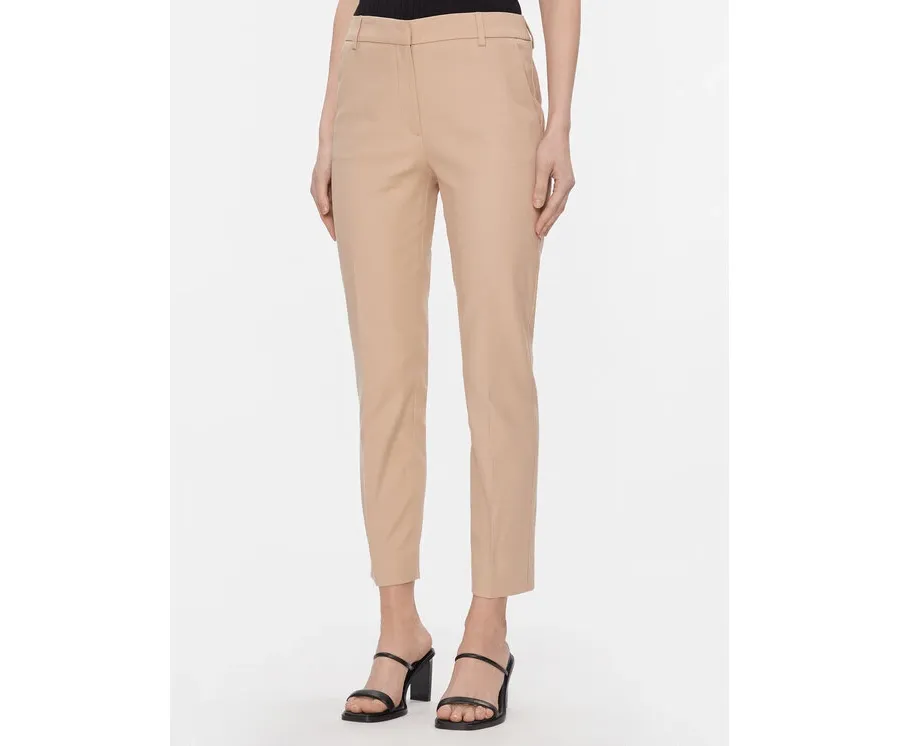 obrazek 1 Weekend Max Mara Spodnie materiałowe Vite 2415131031 Beżowy Regular Fit