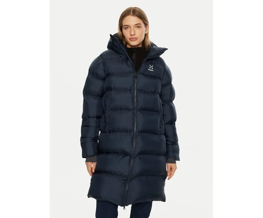 obrazek 1 Haglöfs Kurtka zimowa Long Mimic 607706 Granatowy Relaxed Fit