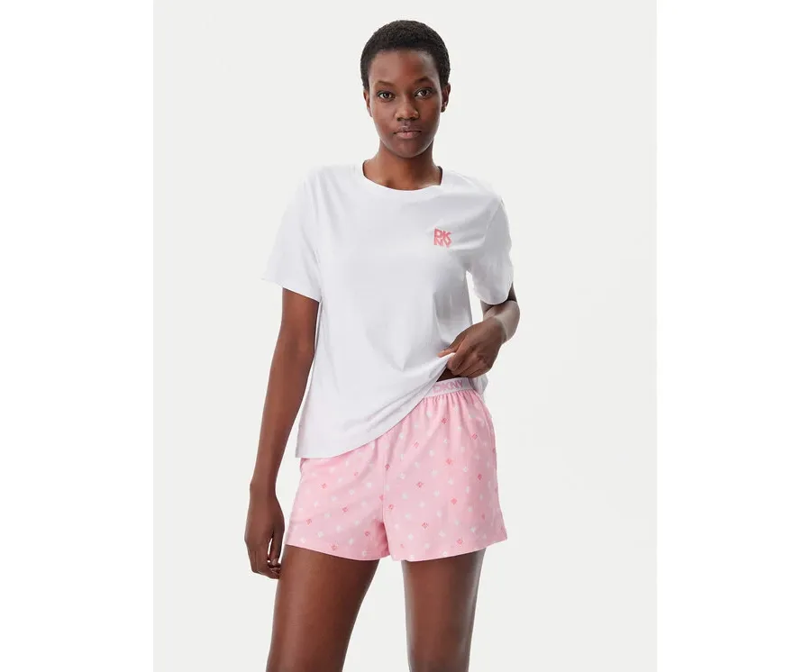 obrazek 1 DKNY Piżama YI90042 Różowy Regular Fit