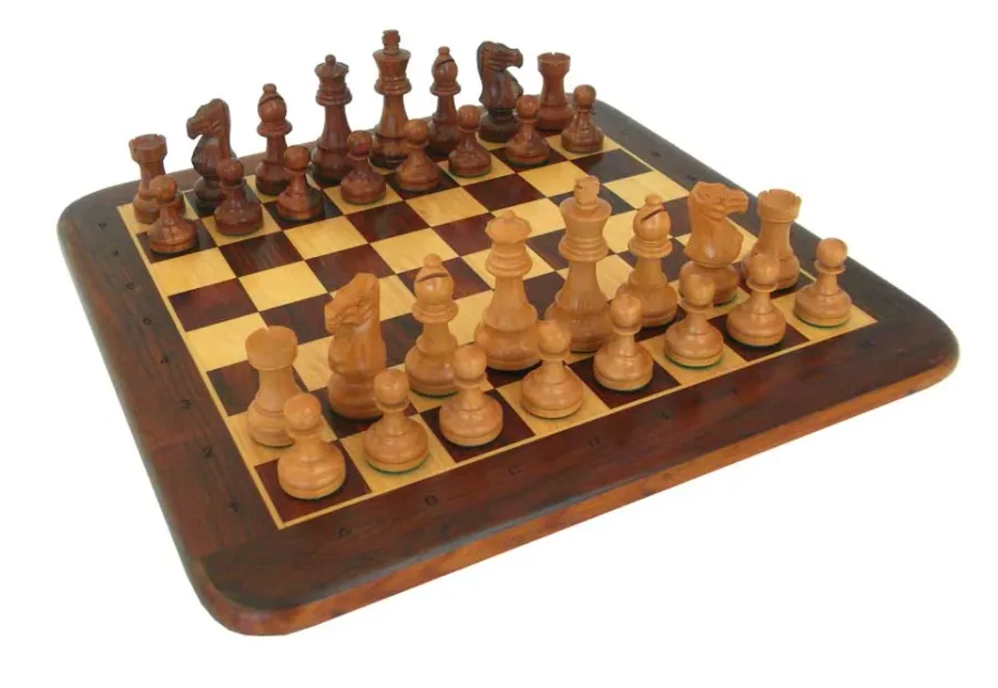 obrazek 1 Drewniany komplet szachowy - szachownica + figury G250-78+G10201LN