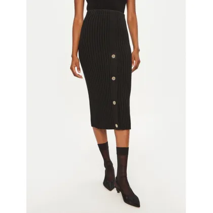 Zdjęcie ViCOLO Spódnica midi 55017S Czarny Slim Fit