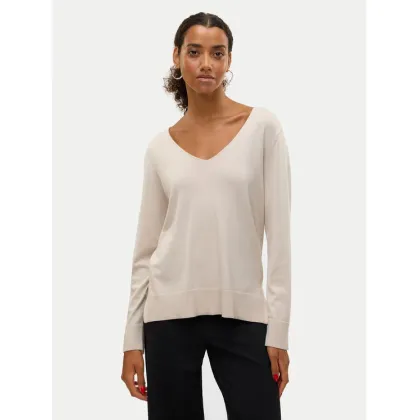 Zdjęcie Vero Moda Bluzka Silje 10320451 Beżowy Loose Fit
