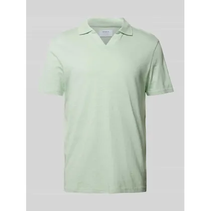 Zdjęcie Koszulka polo o kroju regular fit z dekoltem w serek