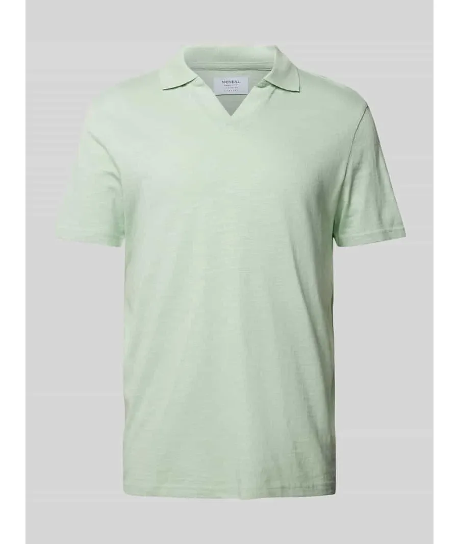 obrazek 1 Koszulka polo o kroju regular fit z dekoltem w serek